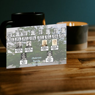 Convite Family Reunion 3 Generation Summertime Tree