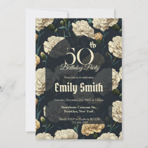 Convite Fantasia de Cravo Personalizada para 1º Aniversári