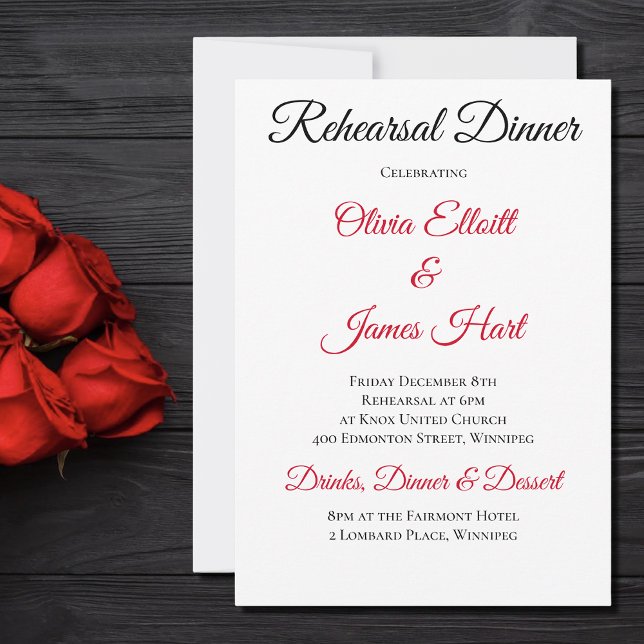 Convite Fantasia de Rosas vermelhas de Dragão Negro (Criador carregado)