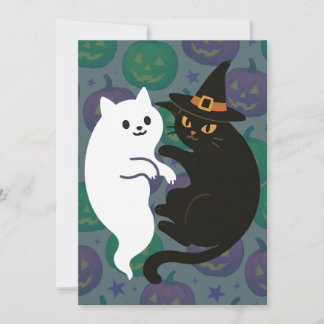 Convite Fantasma e Dupla de Gata Bruxa