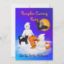 Convite Fantasmas e Amigos, Pumpkin Carving Party