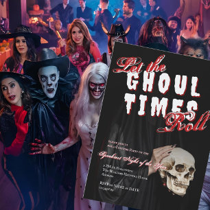 Convite Fantástico Skeleton Skeleton Party Skeleton