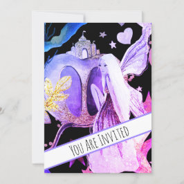 Convite *~ Fantasy Fairy Castle Invation