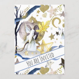 Convite *~* Fantasy Fairy Chá de fraldas Convide Lua