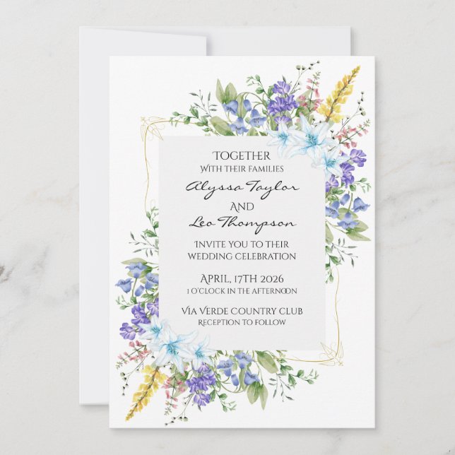 Convite Fantasy Game wedding invitation  (Frente)