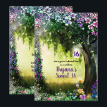 Convite Fantasy Woodland Encantada Floresta Brilhante Doce<br><div class="desc">Personalizar para qualquer evento.</div>