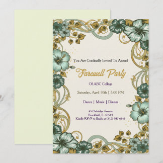 Convite Farewell Invitation Template