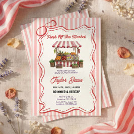 Convite Farmers Market Bridal Shower Invitation