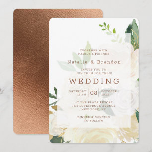 Convite Farmhouse Fresca, Vintage, Frame Casamento