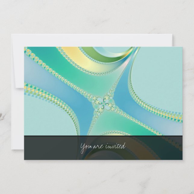 Convite Faro - Arte Fractal (Frente)