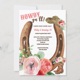 Convite Faroeste | Olá | Festa de Caubói Feminina