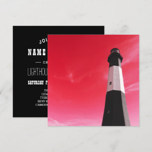 Convite farol da ilha de tybee