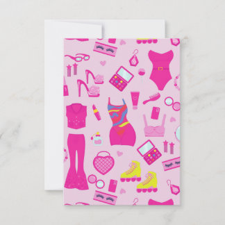 Convite fashion doll clothes vintage 1990s pink 