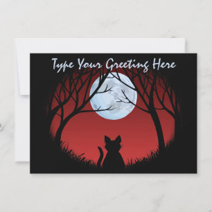 Convite Fat Cat Invments Personalizado Cat Lover Card