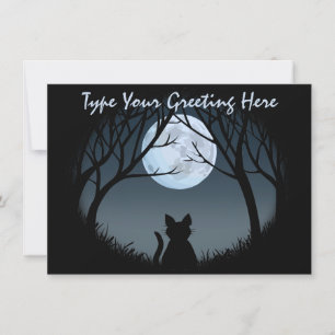 Convite Fat Cat Invments Personalizado Cat Lover Card