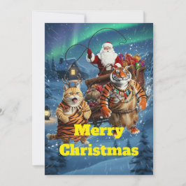 Convite Fat Tiger the Ginger Cat’s Holiday Trouble – Cat R