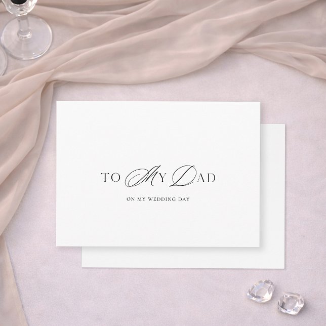 Convite Father of the Bride Thank You Card (Criador carregado)