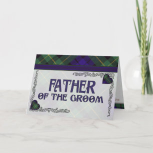 Convite Father of the Groom Invitation - Barclay Tartan