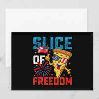 Fatia De Liberdade 4 De Julho Pizza Óculos De Sol 