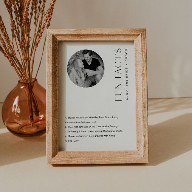 Convite Fatos divertidos HARLOW sobre a noiva e a placa de (Criador carregado)