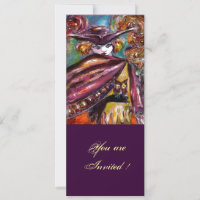 FAUST/ Máscara Misteriosa com o Tricorn Costume Pa