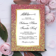 Faux Dourado Folha Pastel Rosa Brilho Casamento Is