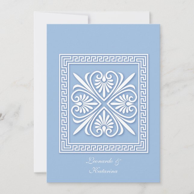 Convite Faux Jasperware (Frente)