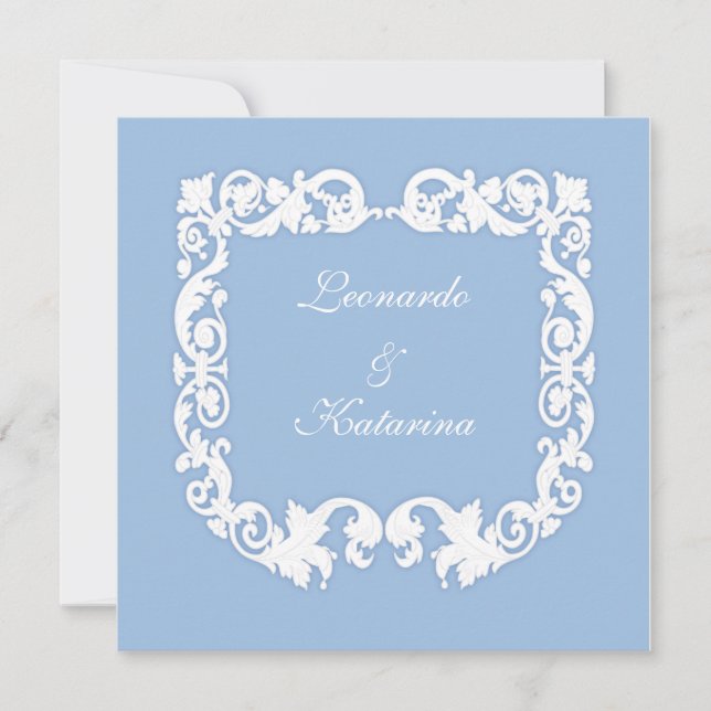 Convite Faux Jasperware (Frente)