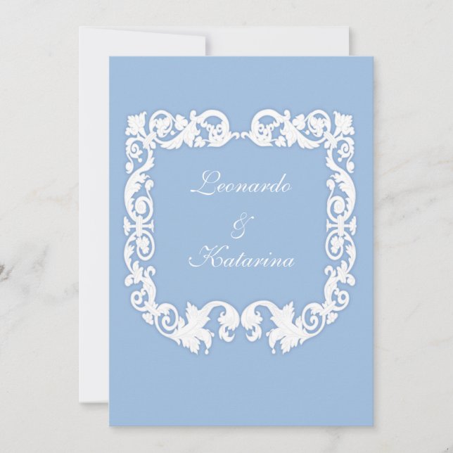 Convite Faux Jasperware (Frente)