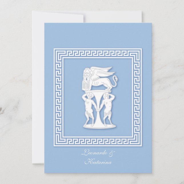 Convite Faux Jasperware (Frente)