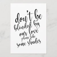 Favor de óculos de sol para casamento acessível