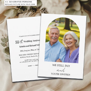Convite Fazemos Ainda Foto de Aniversário de Casamento de