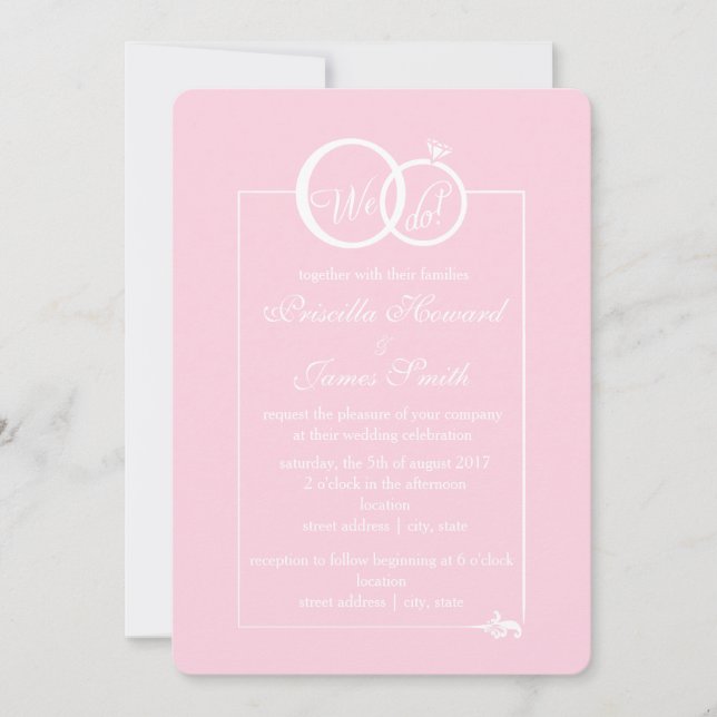 Convite Fazemos Casamento (Frente)