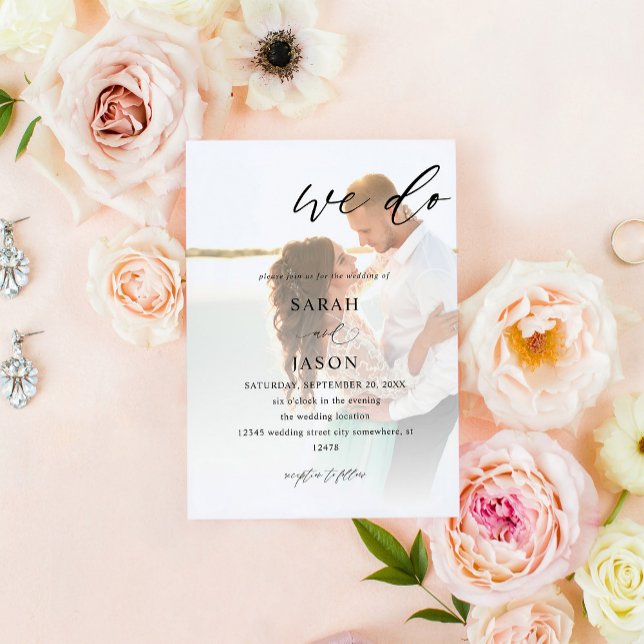 Convite Fazemos Casamento Fotográfico (Criador carregado)