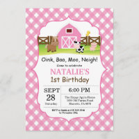 Fazenda Aniversário da Festa de Barnyard