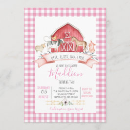 Convite fazenda de aniversário, festa de fazenda