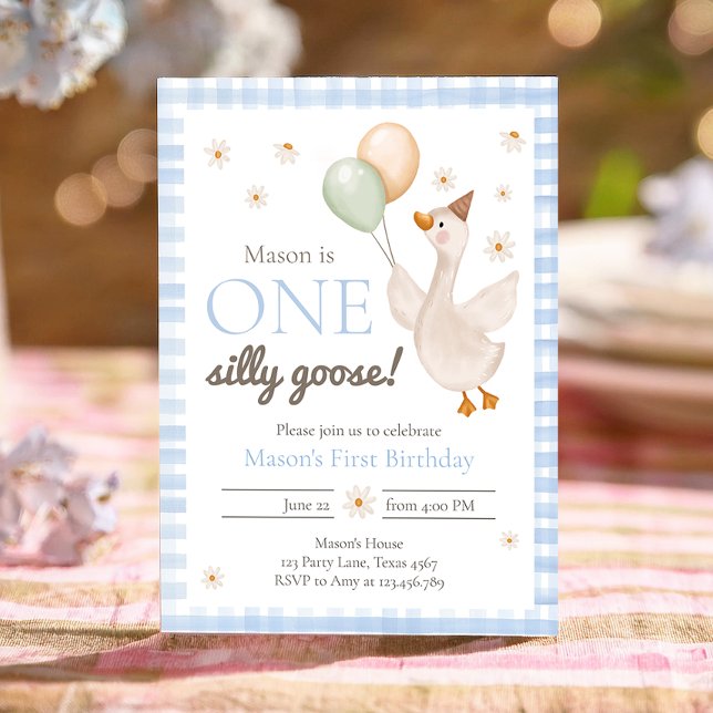 Convite Fazenda de Primavera de Bobo de um  Primeiro Anive (Criador carregado)