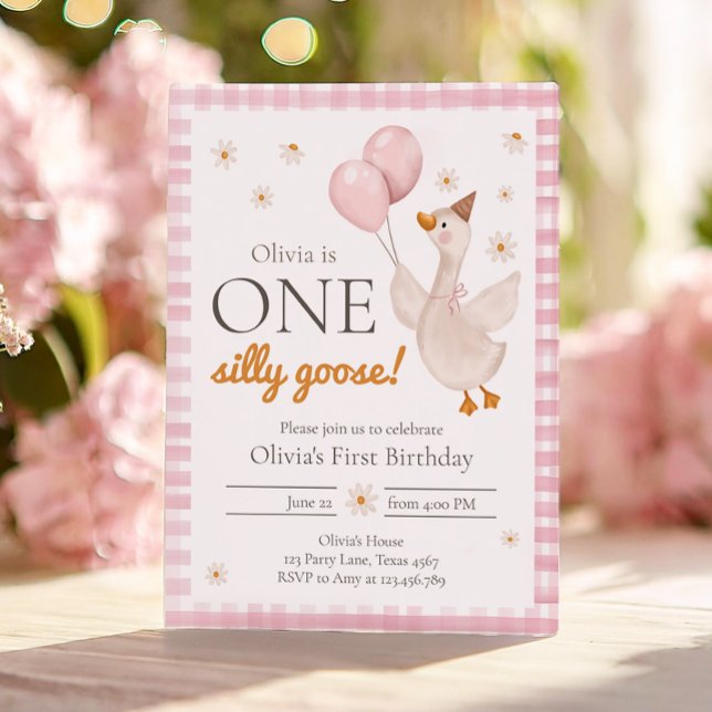 Convite Fazenda de Primavera de Bobo de um  Primeiro Anive (Criador carregado)