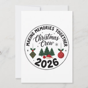 Convite Fazendo Memórias Juntos Equipe de Natal 2026 Xmas