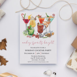 Convite Fazer Espíritos Brilhantes do Natal