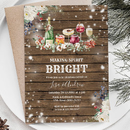 Convite Fazer Espíritos Brilhantes do Natal