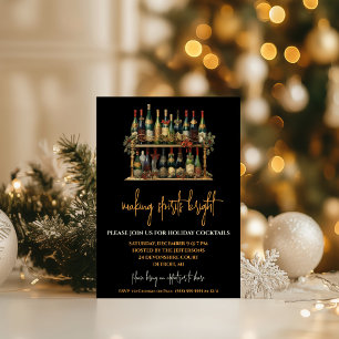 Convite Fazer Spira Brilhante, Campanhe Cocktail Party