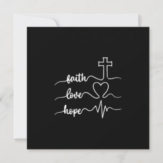 Convite Fé Esperança Amor