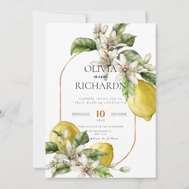 Convite Febre de Azulejo do Mediterrâneo: italiano Positan (Frente)