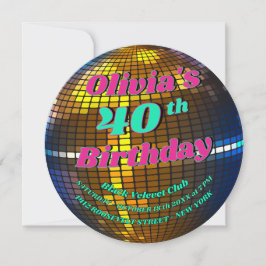 Convite Febre do Disco