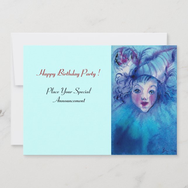 CONVITE FECHADO EM AZUL (Frente)