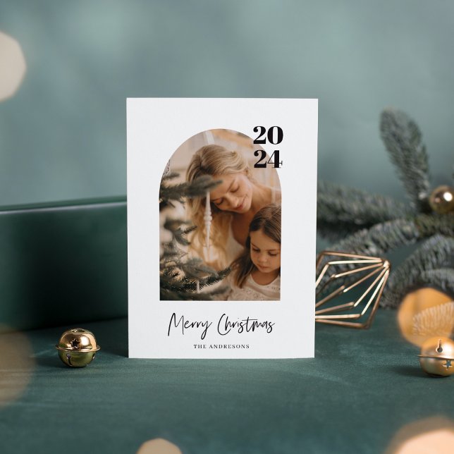 Convite Feira de Fotografias Mínima Moderna Feliz Natal (Criador carregado)