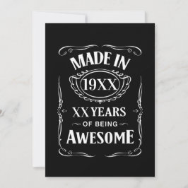 Convite Feita no ano XX anos sendo um ótimo dia personaliz