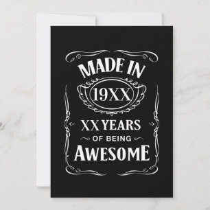 Convite Feita no ano XX anos sendo um ótimo dia personaliz