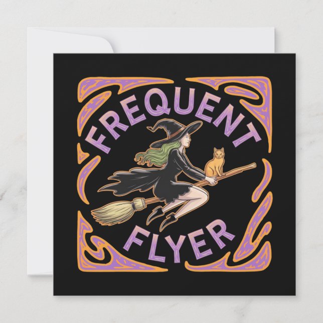 Convite Feiticeira do passageiro frequente Um Dia de as Br (Frente)